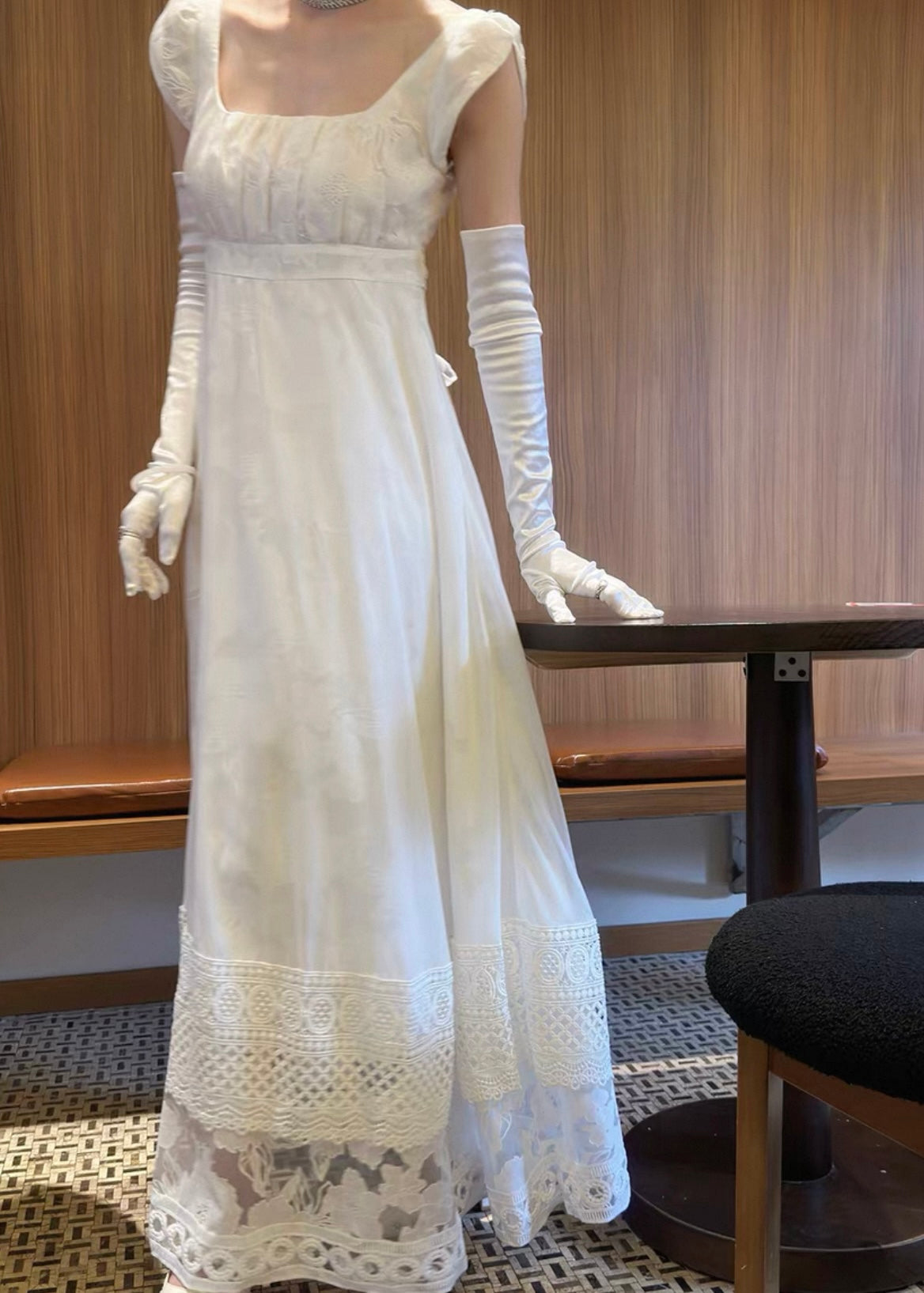 Poetic regency dress