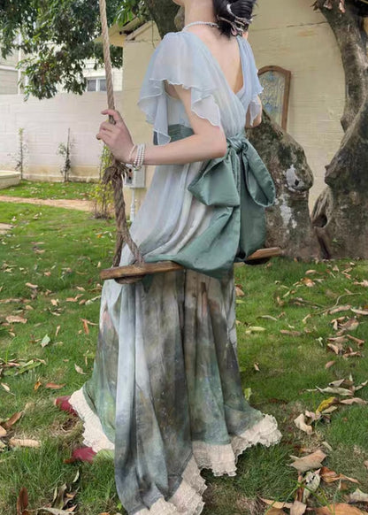 Gouache regency dress