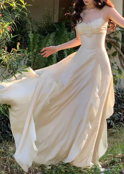 Kristen spaghetti strap ruffle dress