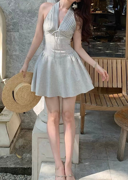 Dove gray whisper dress