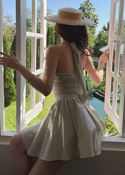 Dove gray whisper dress