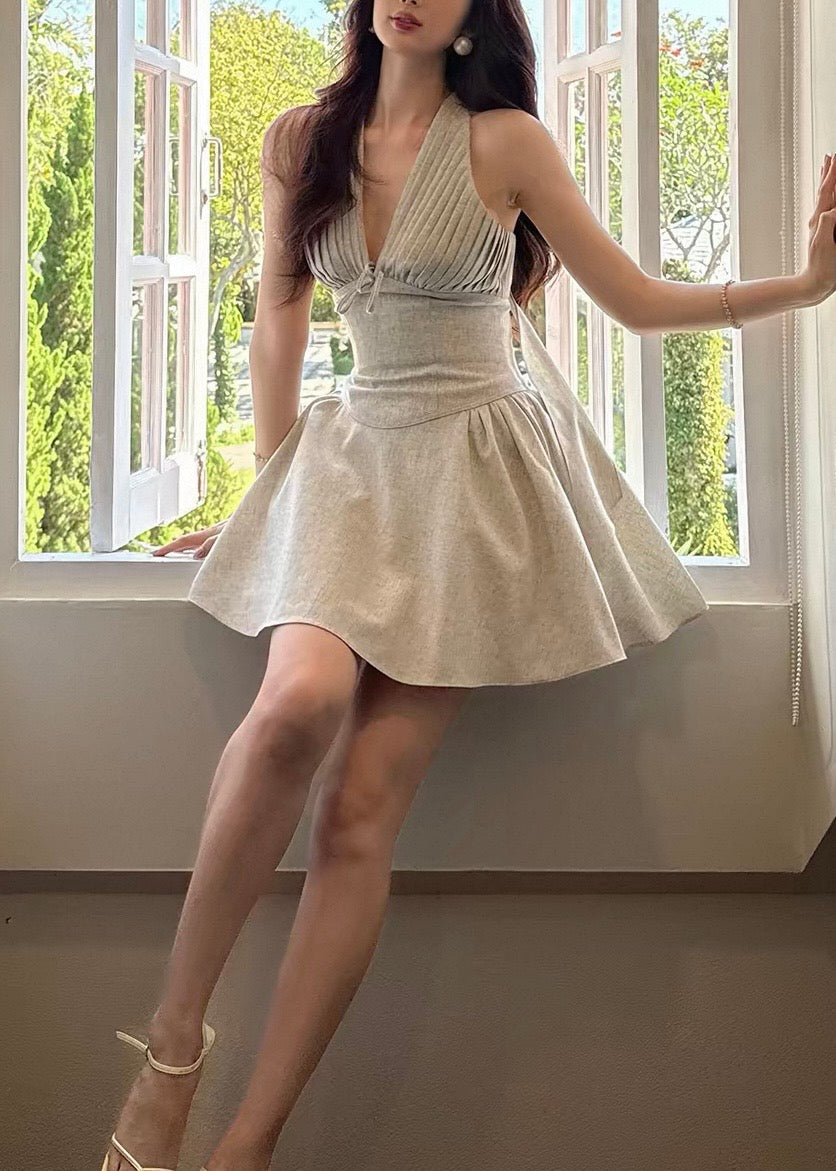 Dove gray whisper dress