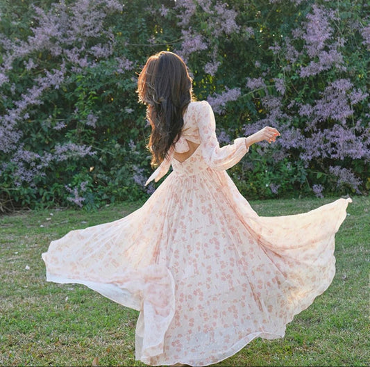 Spring rain dress