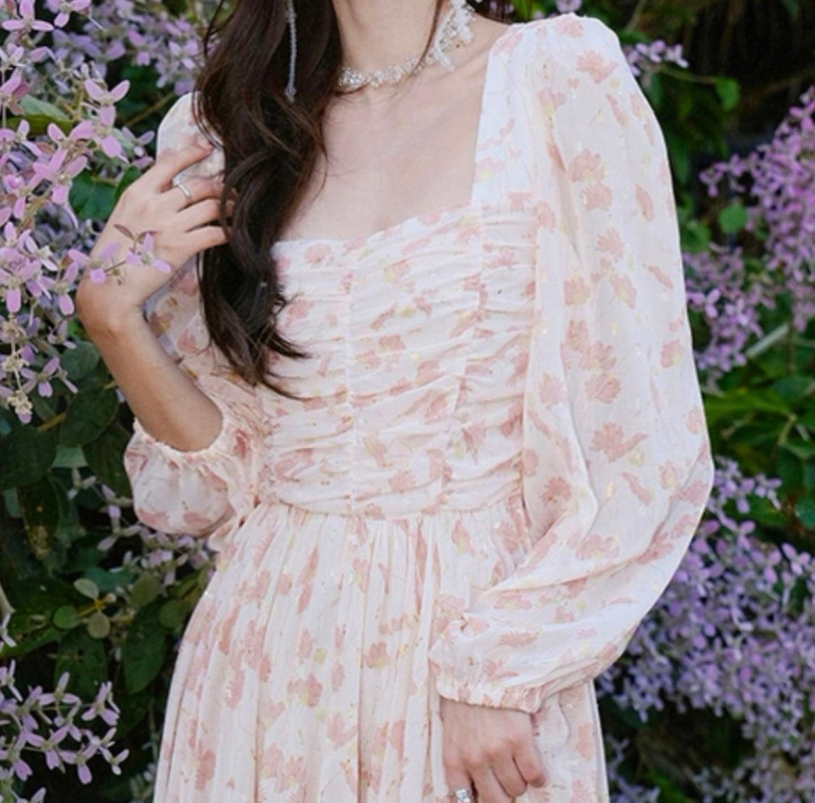 Spring rain dress