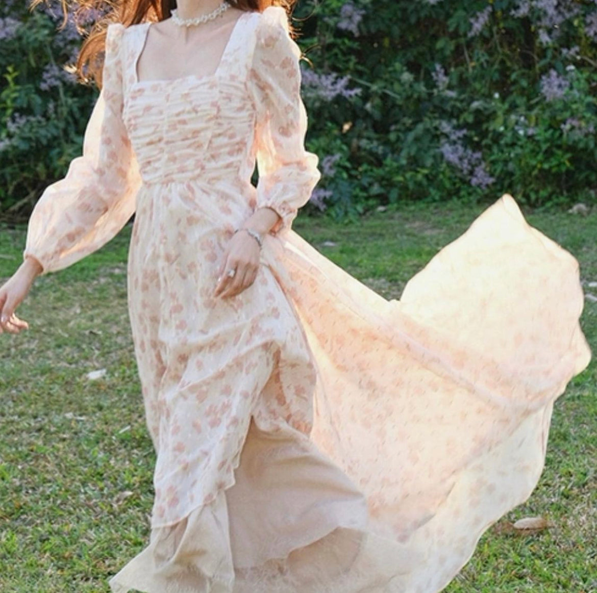 Spring rain dress