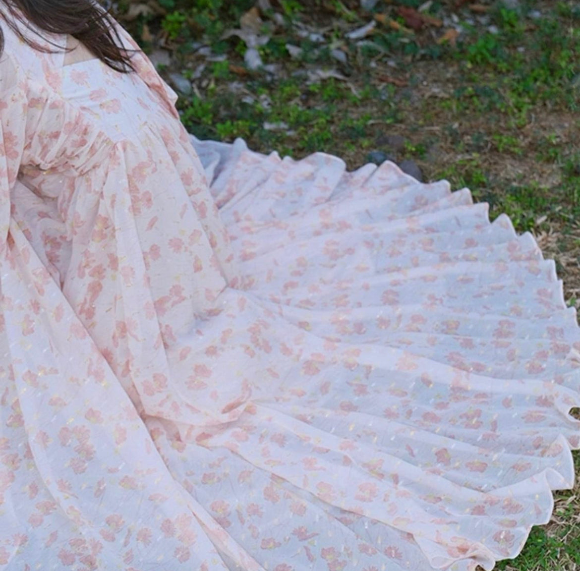 Spring rain dress