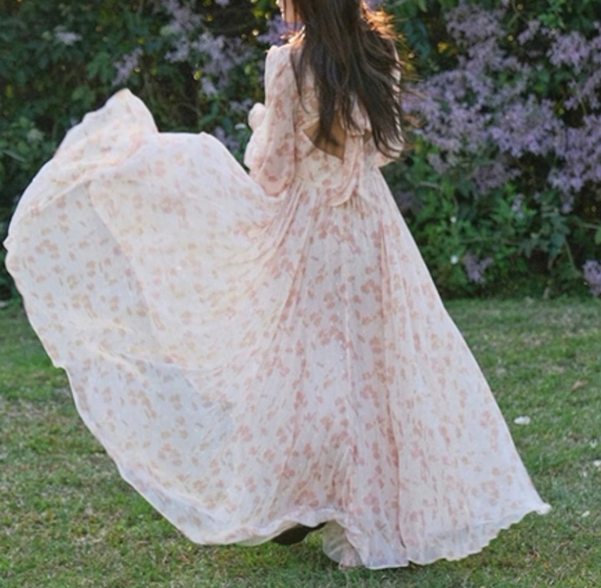 Spring rain dress