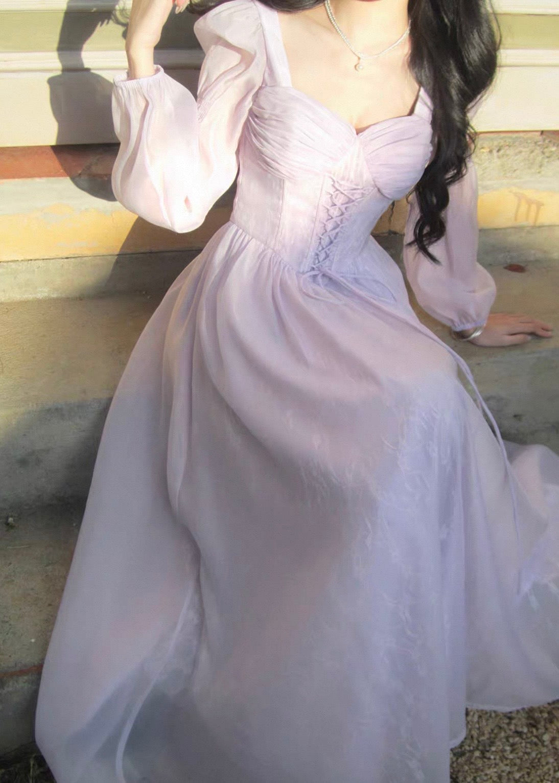 Lavender moonlight dress