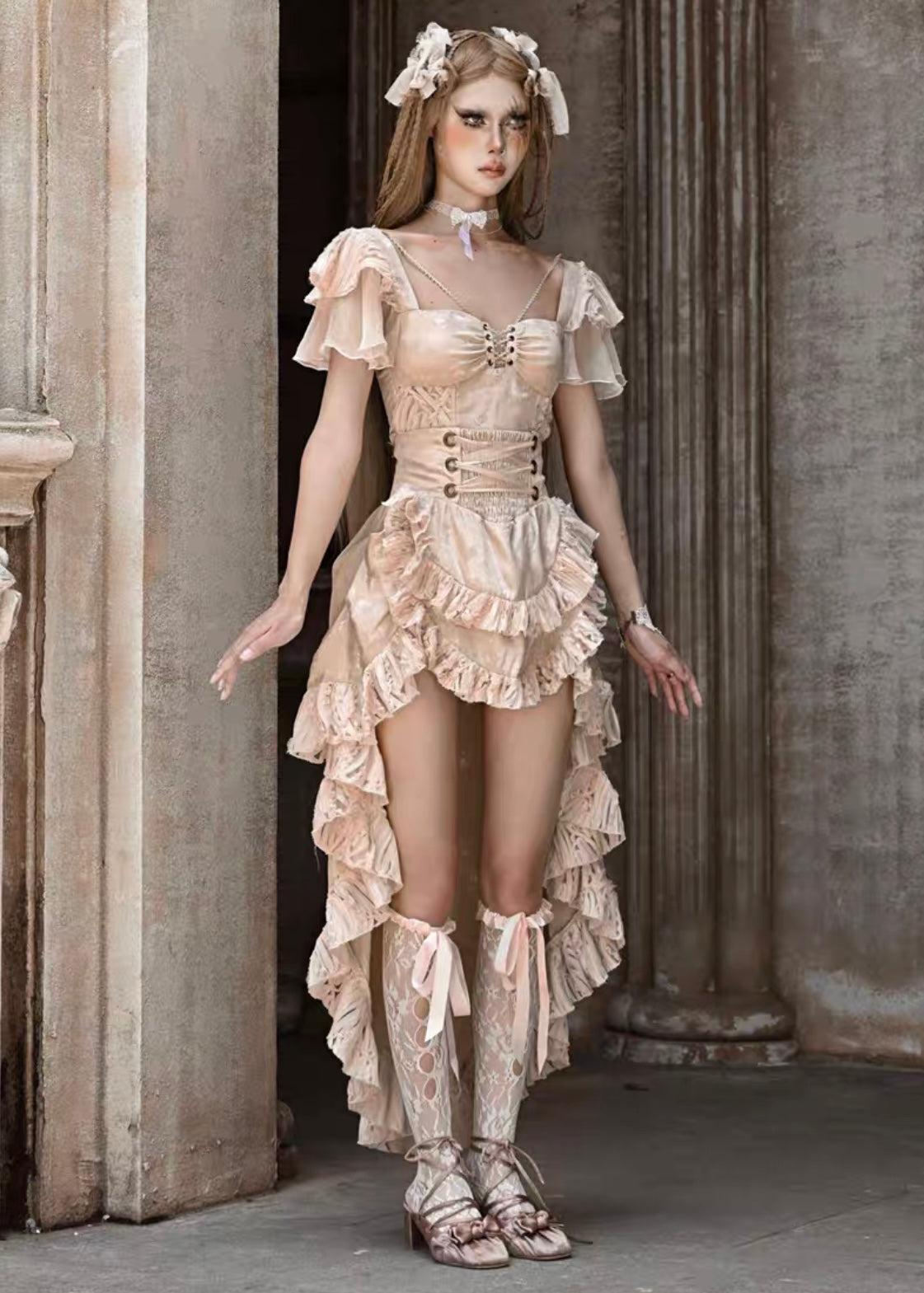 Rococo ballerina ensemble
