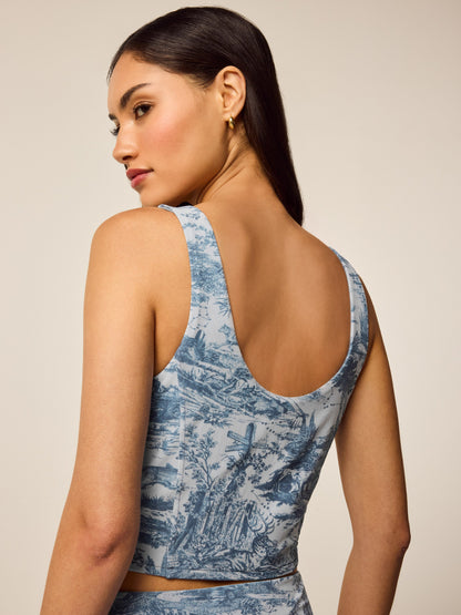 Huntress Toile Mesh Corset Top