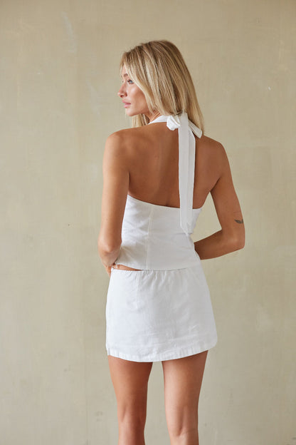 Lola Linen Mini Skort