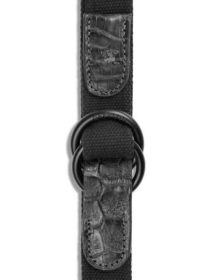 Canvas Croc O-Ring Belt