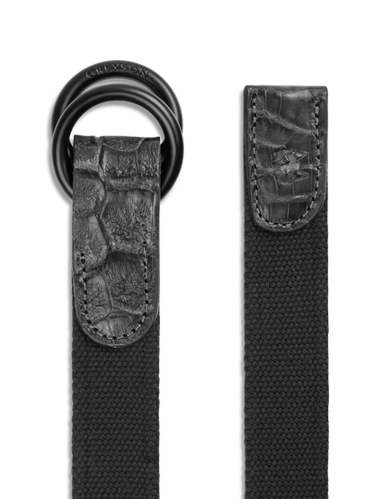 Canvas Croc O-Ring Belt