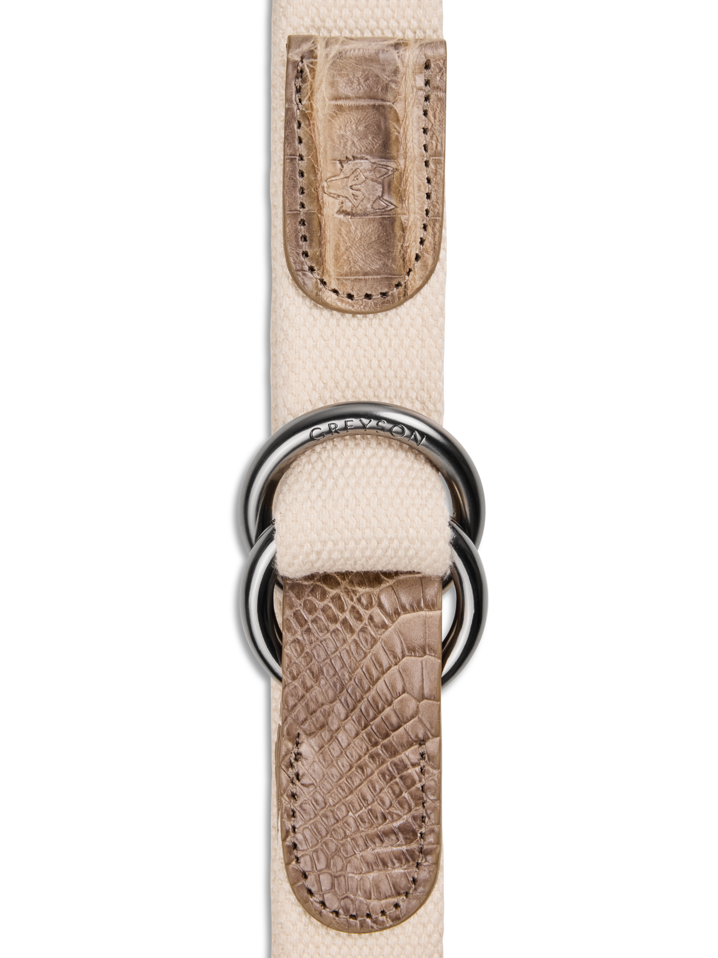Canvas Croc O-Ring Belt