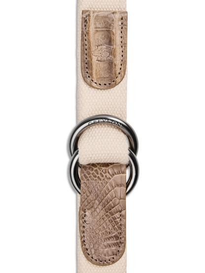 Canvas Croc O-Ring Belt