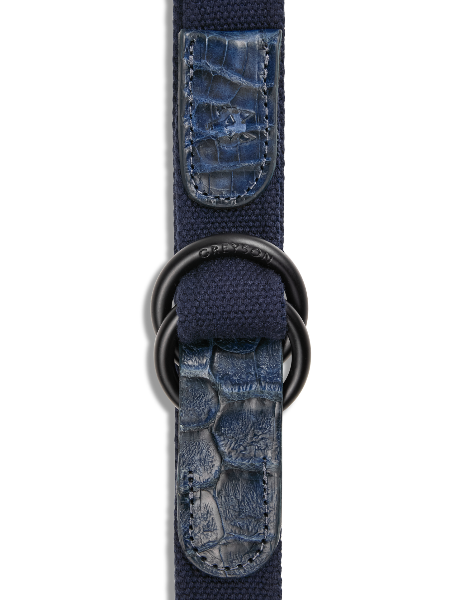 Canvas Croc O-Ring Belt