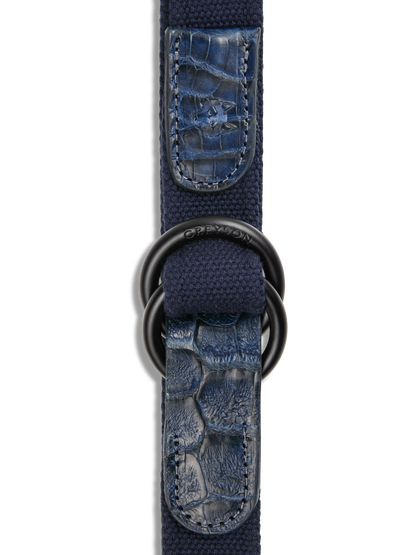 Canvas Croc O-Ring Belt