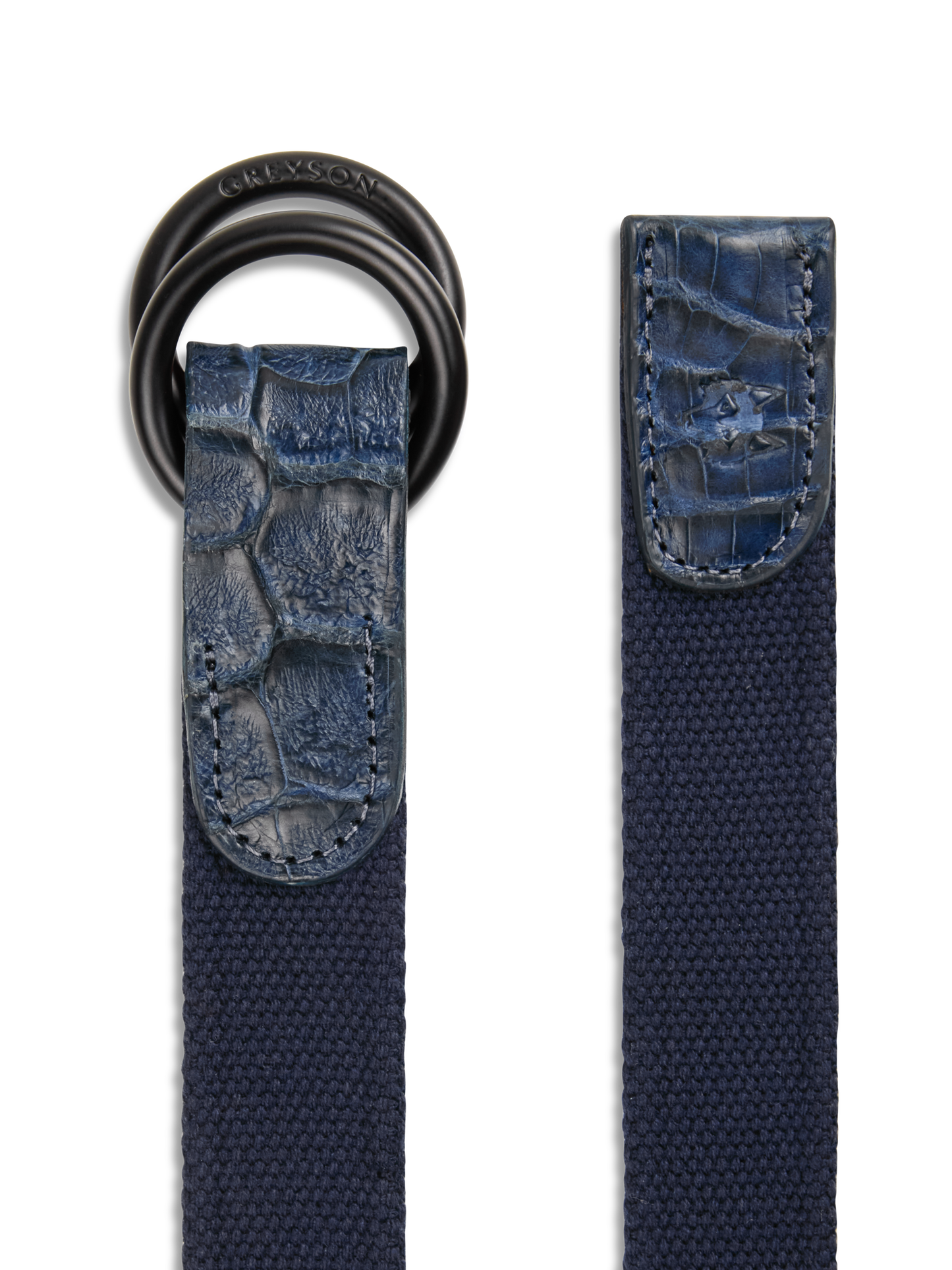 Canvas Croc O-Ring Belt