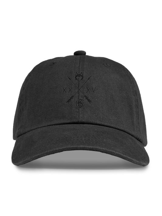 Black Wolf Dad Hat