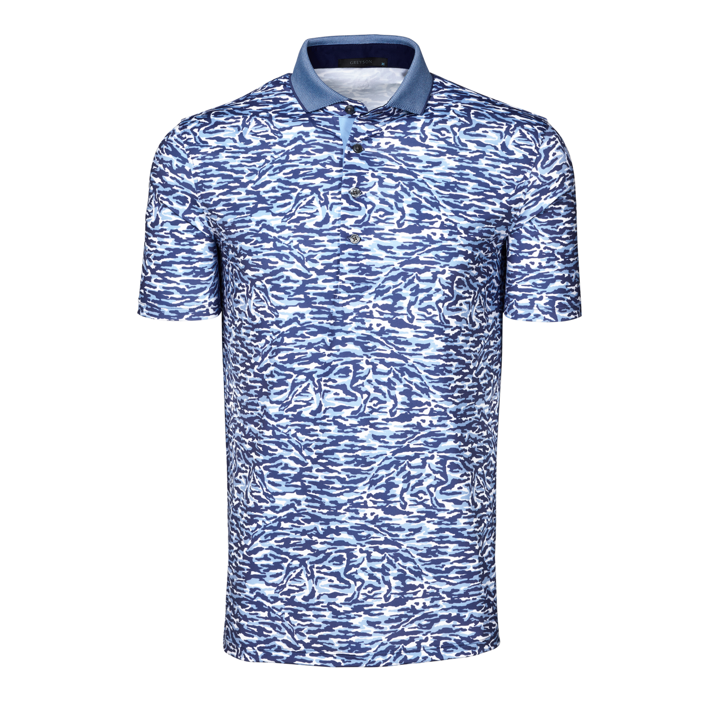 Stalking Wolf Camo Short Sleeve Polo