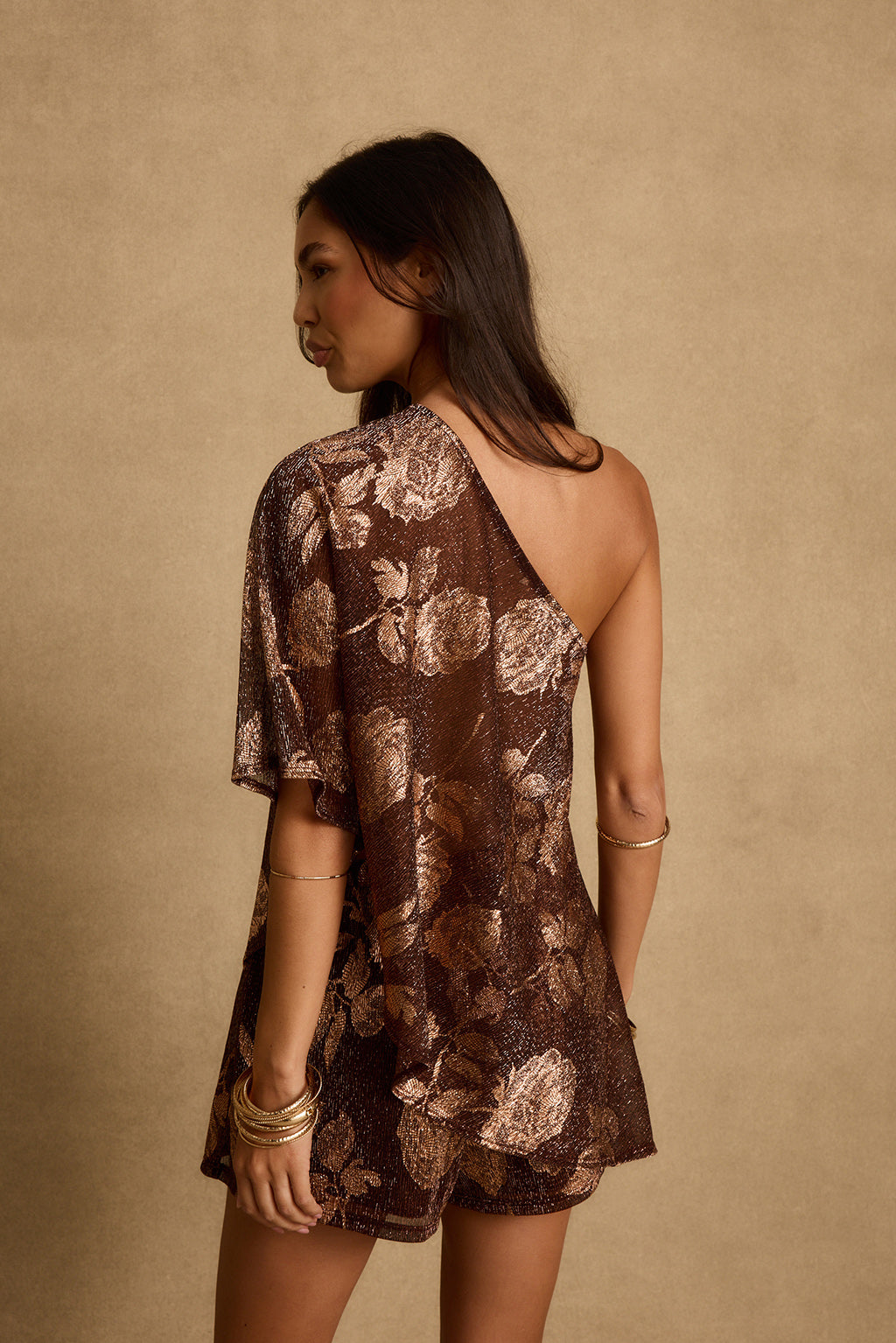 Naya Mocha Floral Shorts