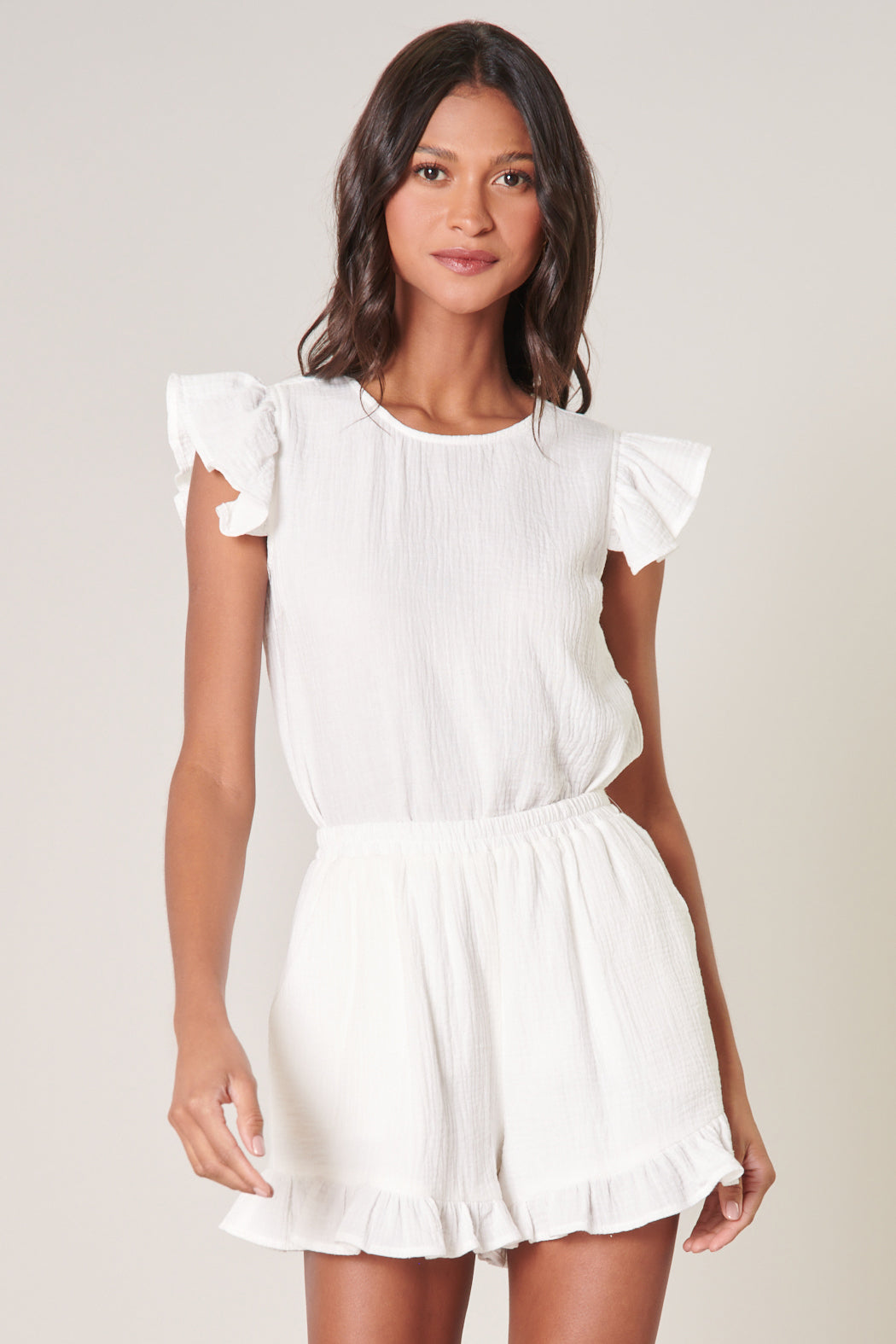 Daniela Trapeze Ruffle Top
