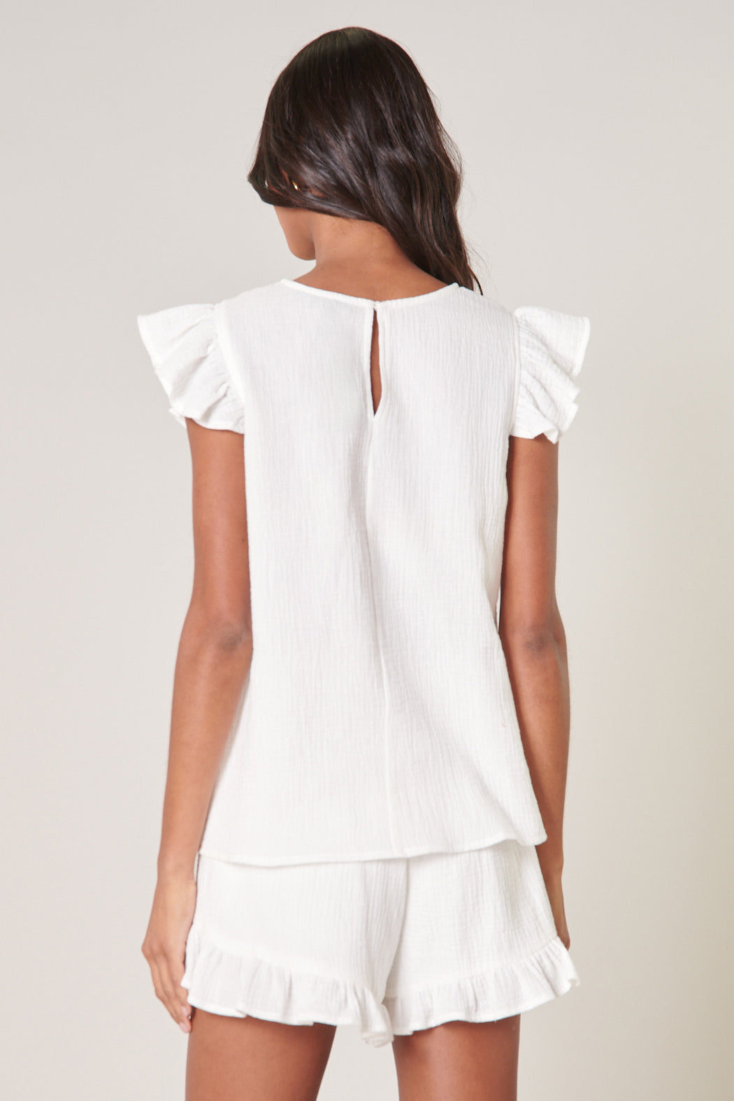 Daniela Trapeze Ruffle Top