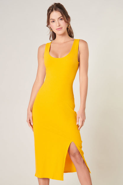 Digby Ribbed Knit Tie Back Bodycon Dress