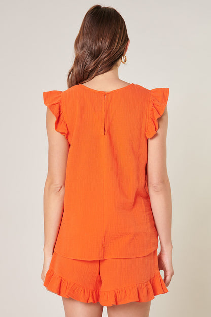 Daniela Trapeze Ruffle Top