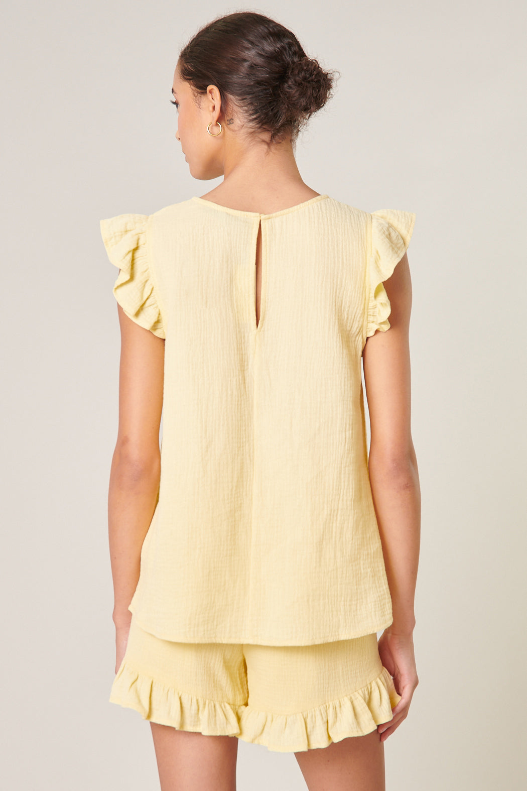 Daniela Trapeze Ruffle Top