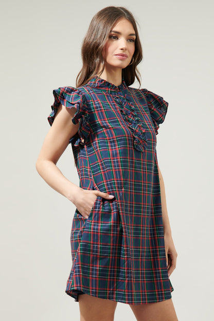 Chapman Plaid Shift Dress