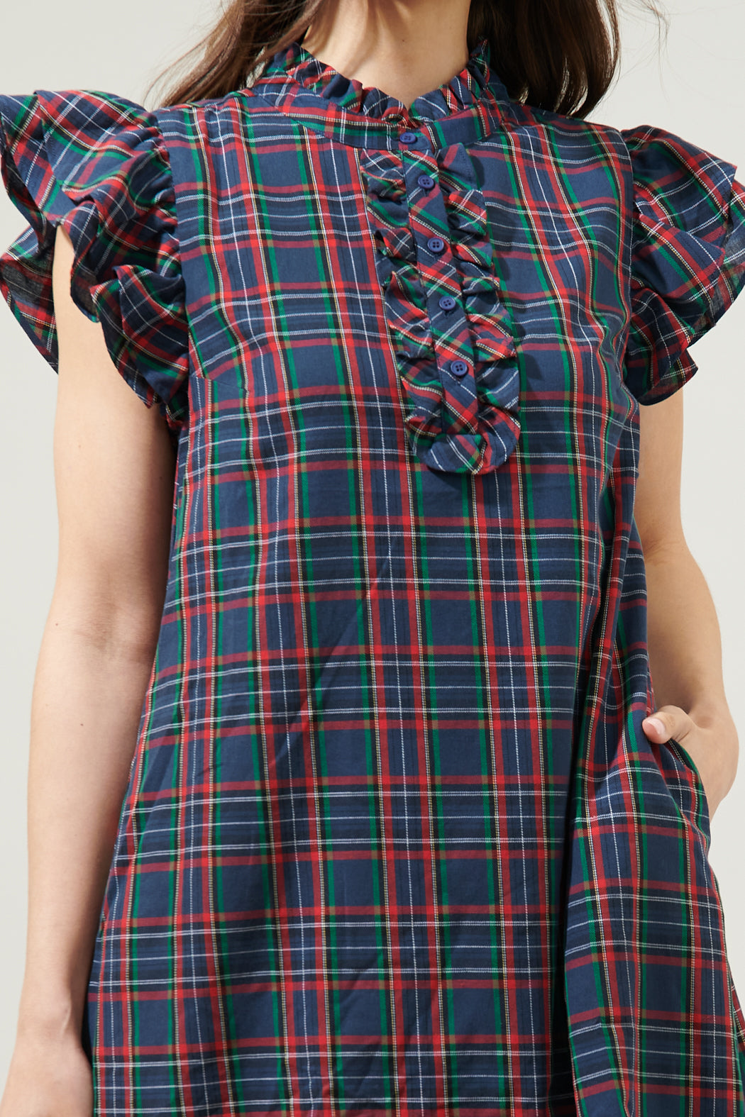 Chapman Plaid Shift Dress