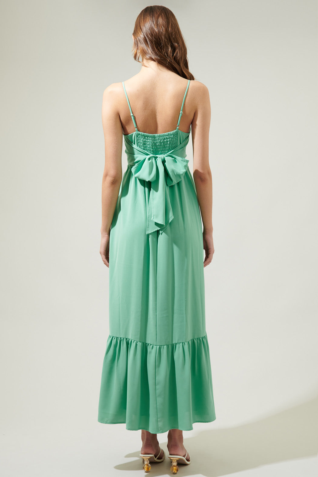 Delany Tie Back Maxi Dress