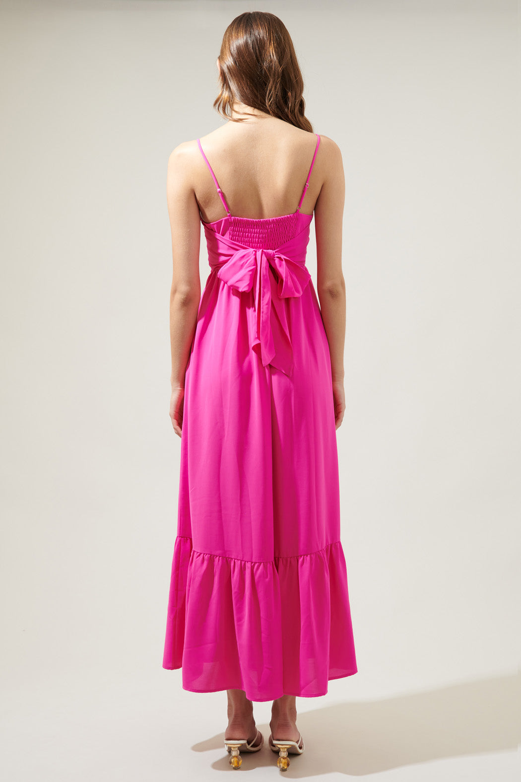 Delany Tie Back Maxi Dress