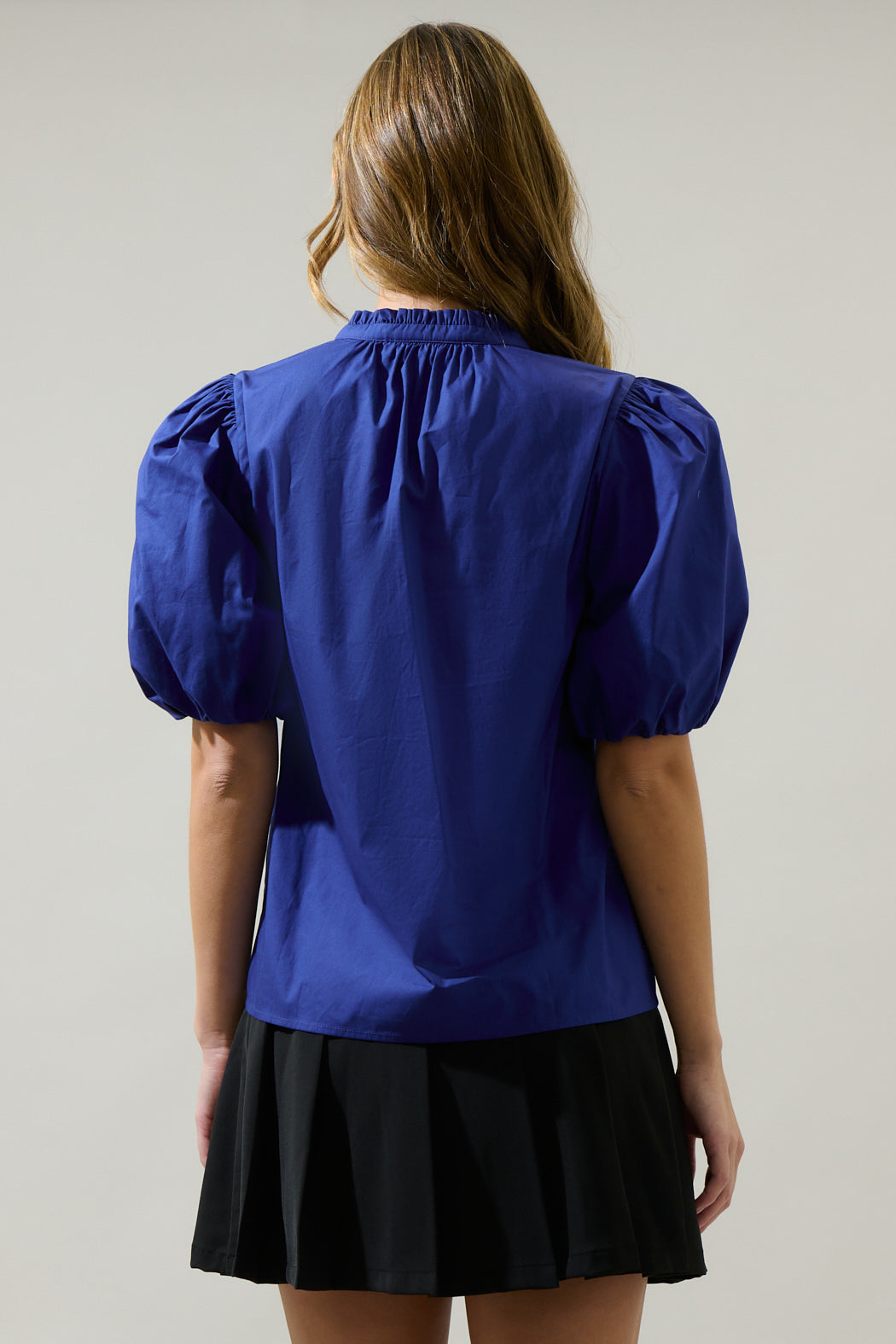 Damar Gretna Ruffle Top