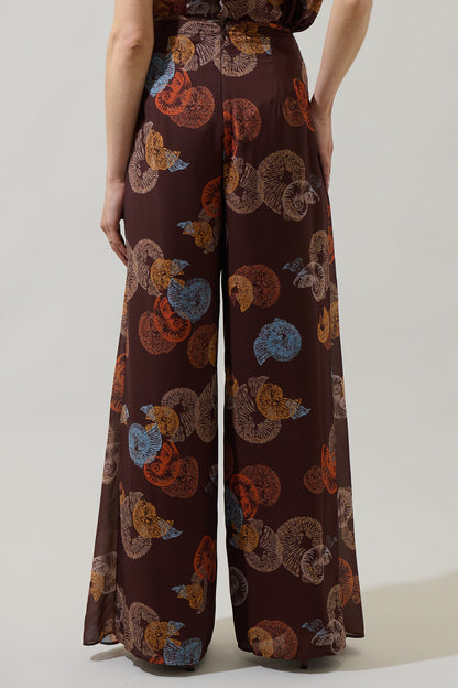 Estelle Shell Nature High Waist Wrap Pants