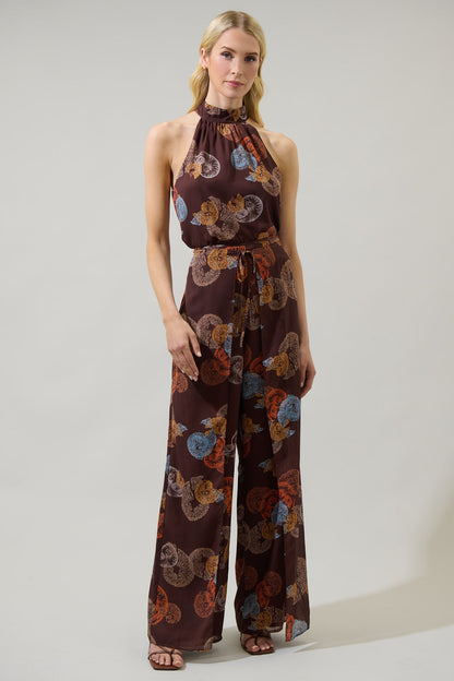 Estelle Shell Nature High Waist Wrap Pants