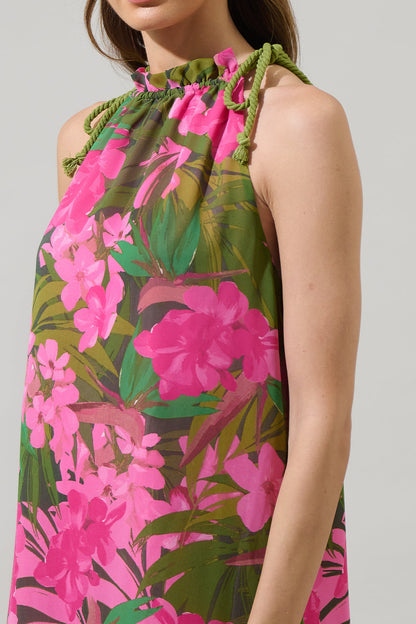 Dandi Floral Rumba Halter Mini Dress