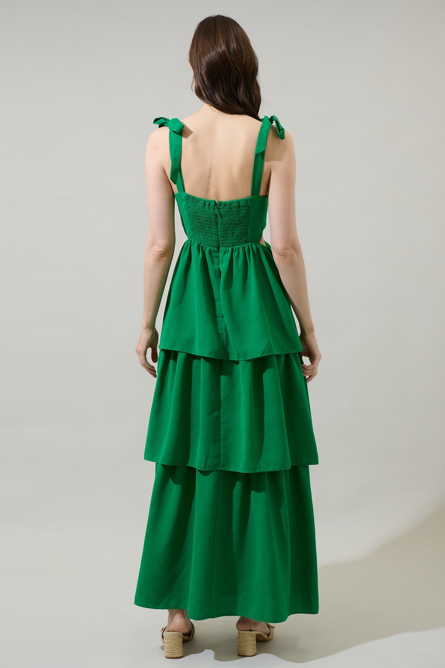 Carmen Alvera Tiered Maxi Dress