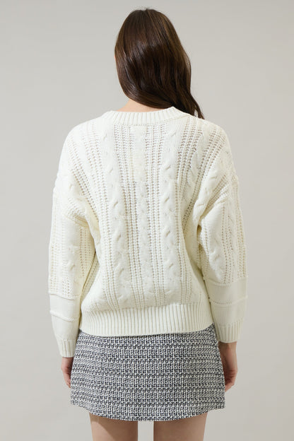 Brielle Dropped Sleeve Sweater