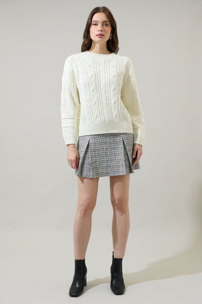 Brielle Dropped Sleeve Sweater