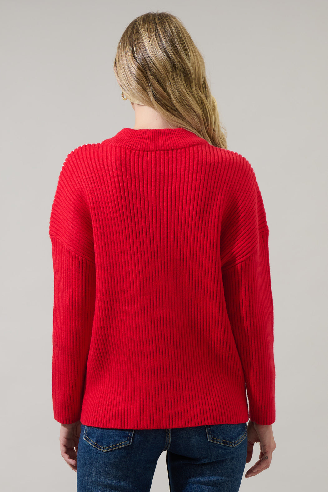 Artesia Crewneck Whipstitch Sweater