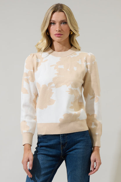 Crocket Floral Crew Neck Sweater