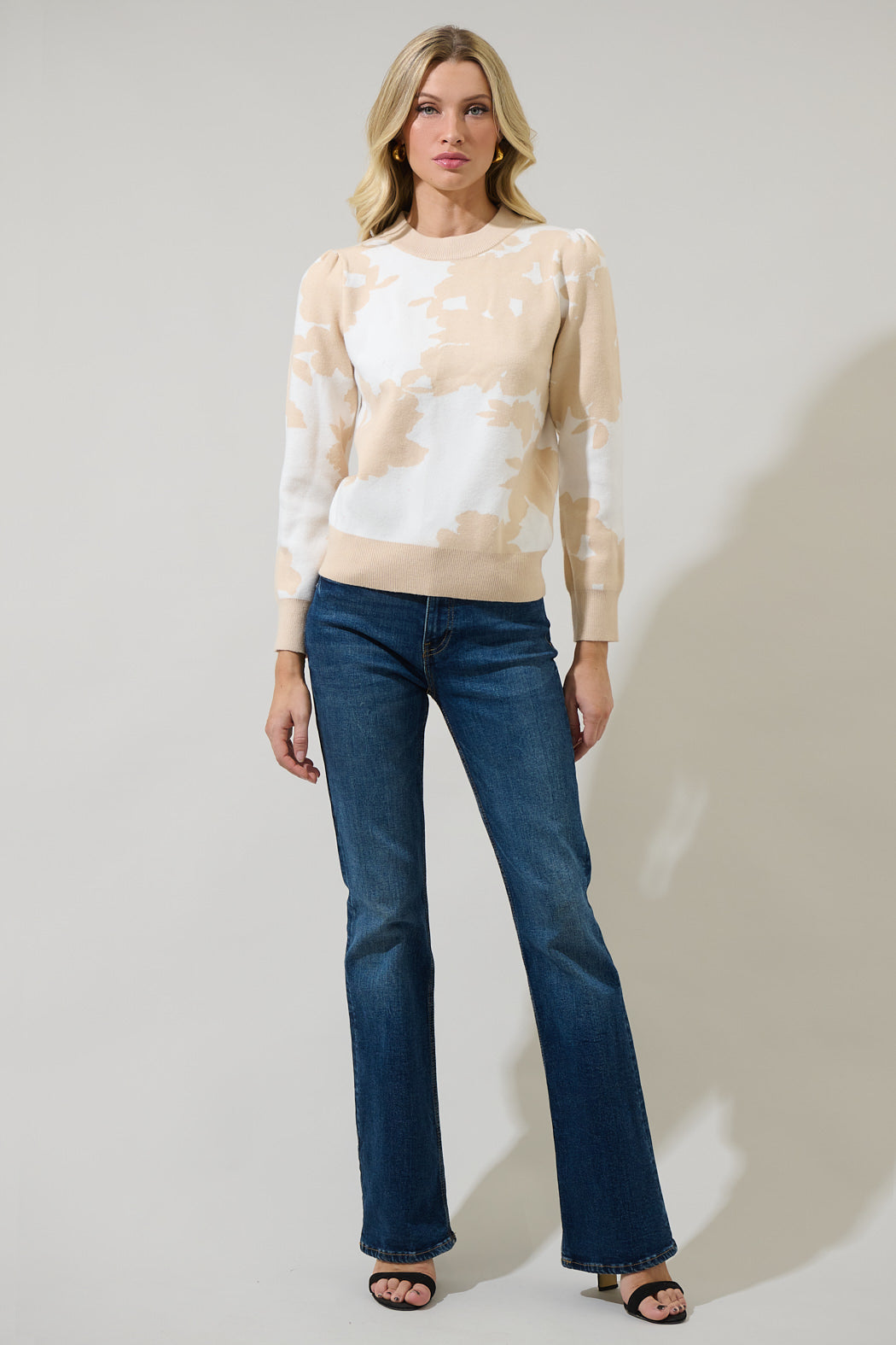 Crocket Floral Crew Neck Sweater