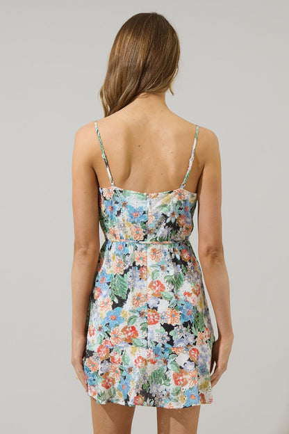 Devony Eyelet Floral Rudy Mini Dress