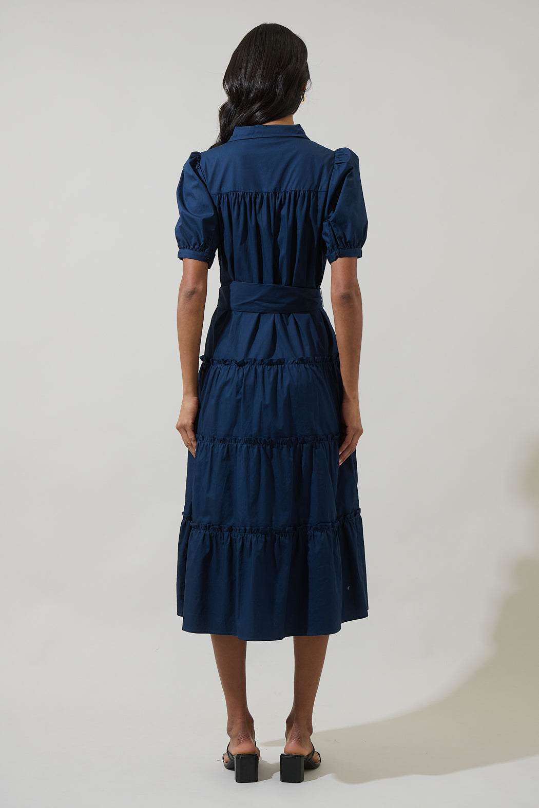 Blate Tiered Midi Dress