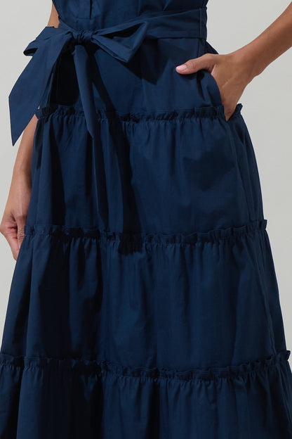 Blate Tiered Midi Dress
