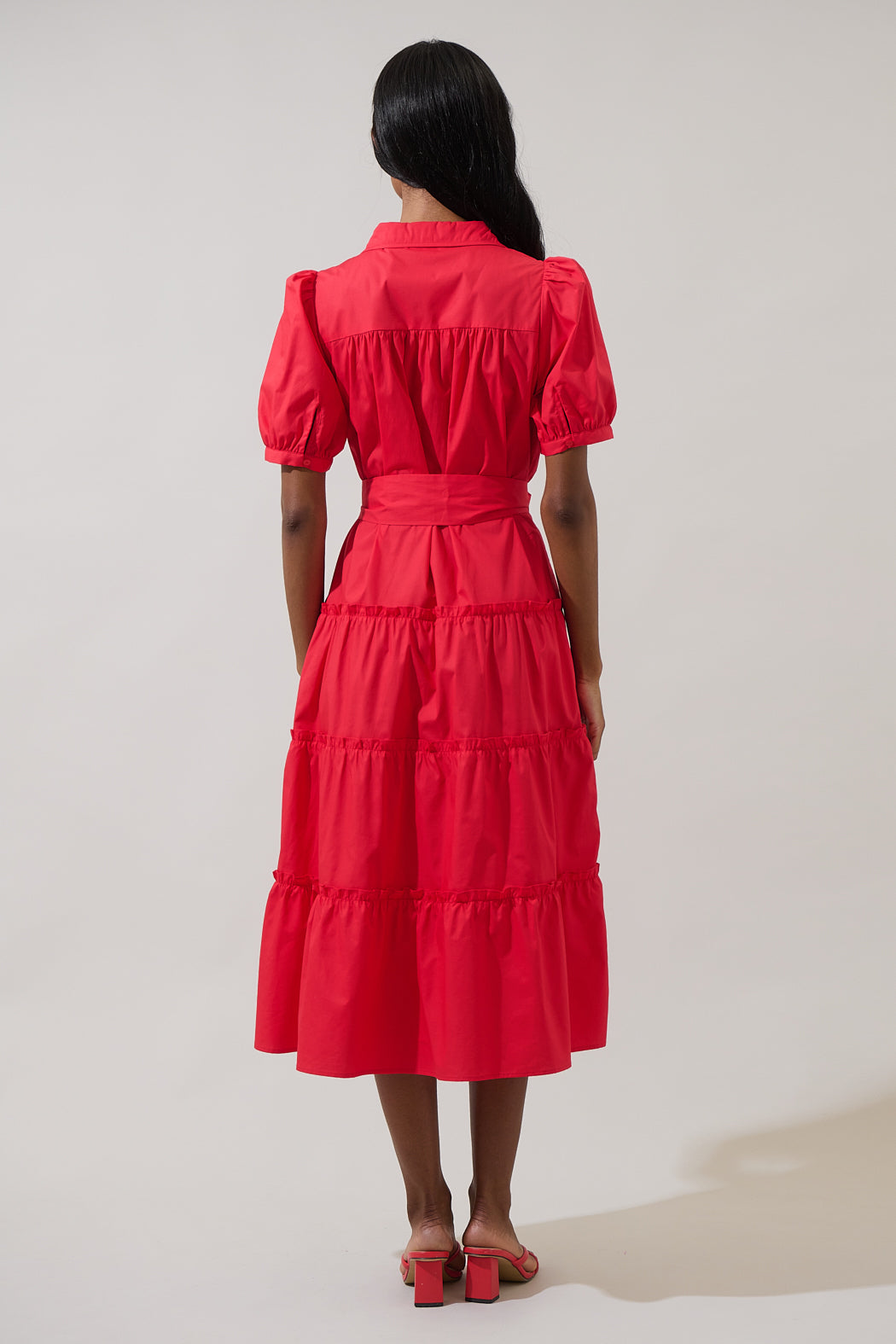 Blate Tiered Midi Dress