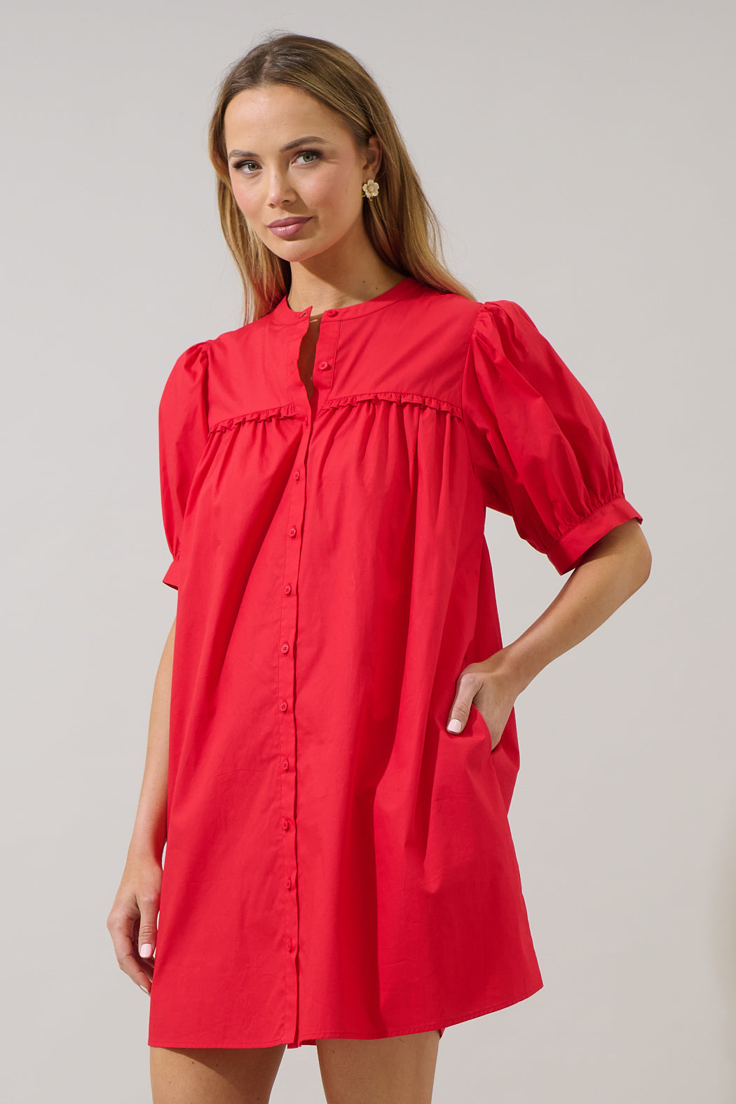 Alenka Shift Mini Dress
