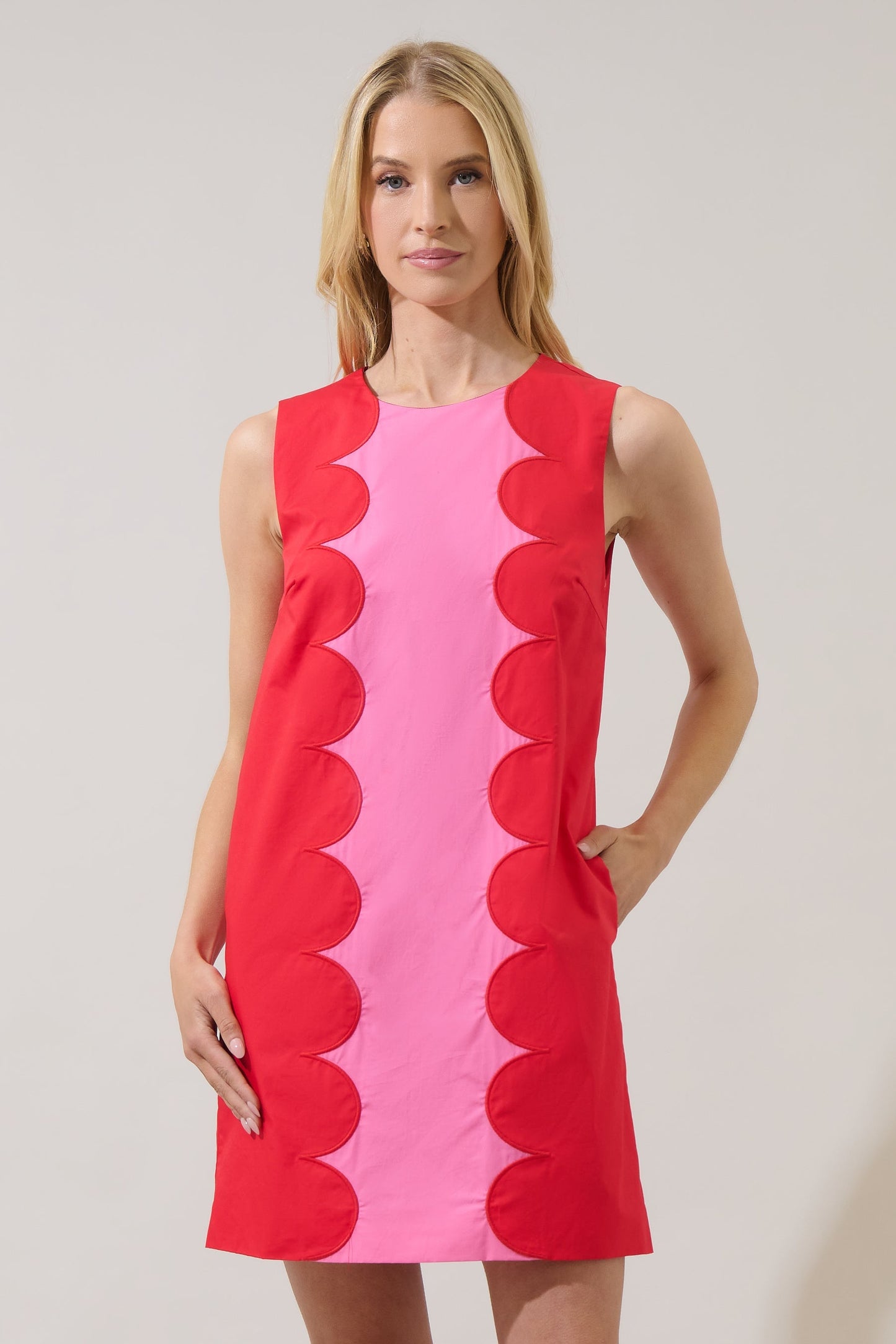 Elliana Color Block Mini Dress